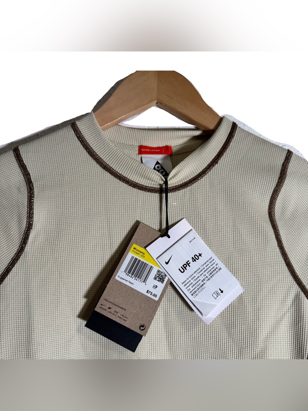 Nike ACG Chinati Women's Dri-FIT ADV UV Protection Base Layer Gorpcore Small NWT - Picture 5 of 6